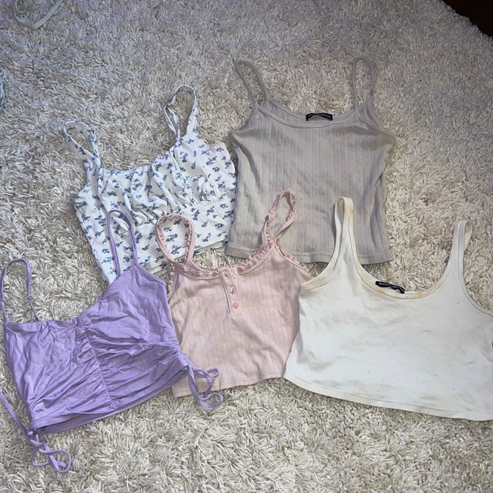 brandy, hollister, pacsun, aero tank top bundle - Picture 1 of 6